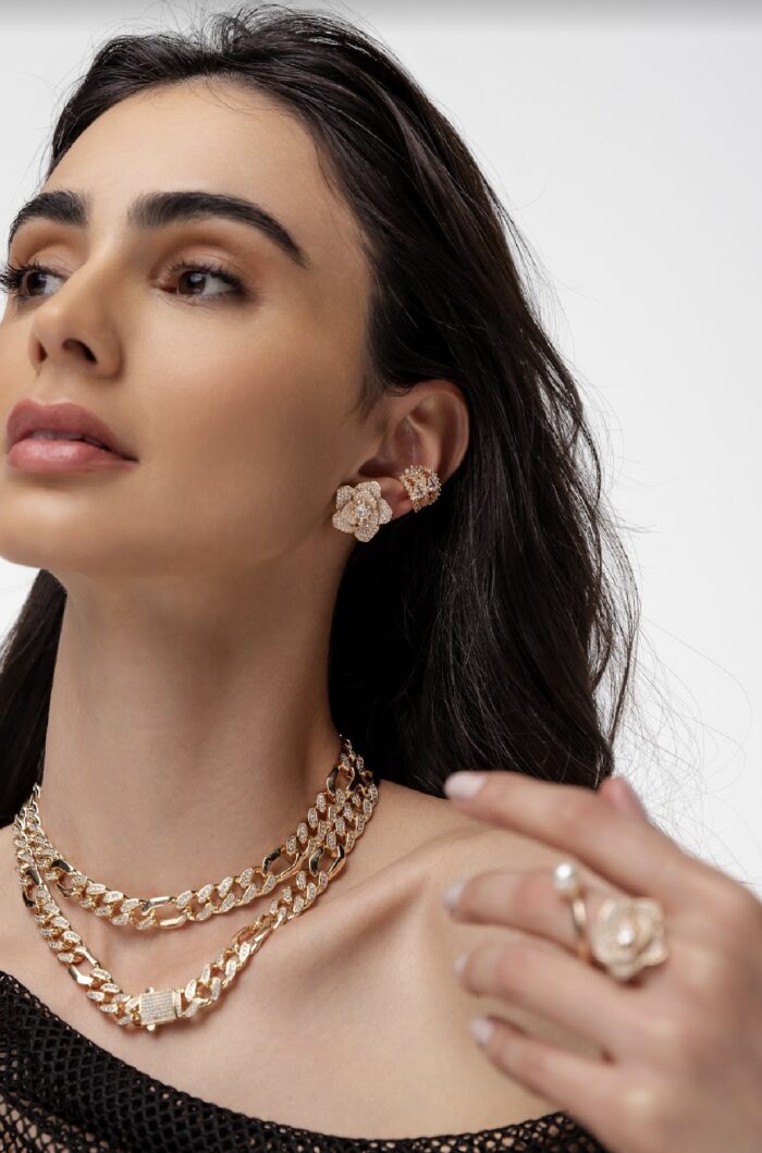 Piercing Be Love 3 Zircônias - Imagem 3