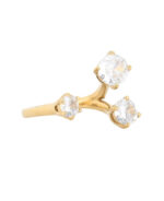 Anel Épure ajustável trio